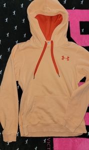BRIGHT ORANGE UNDER ARMOUR HOODY